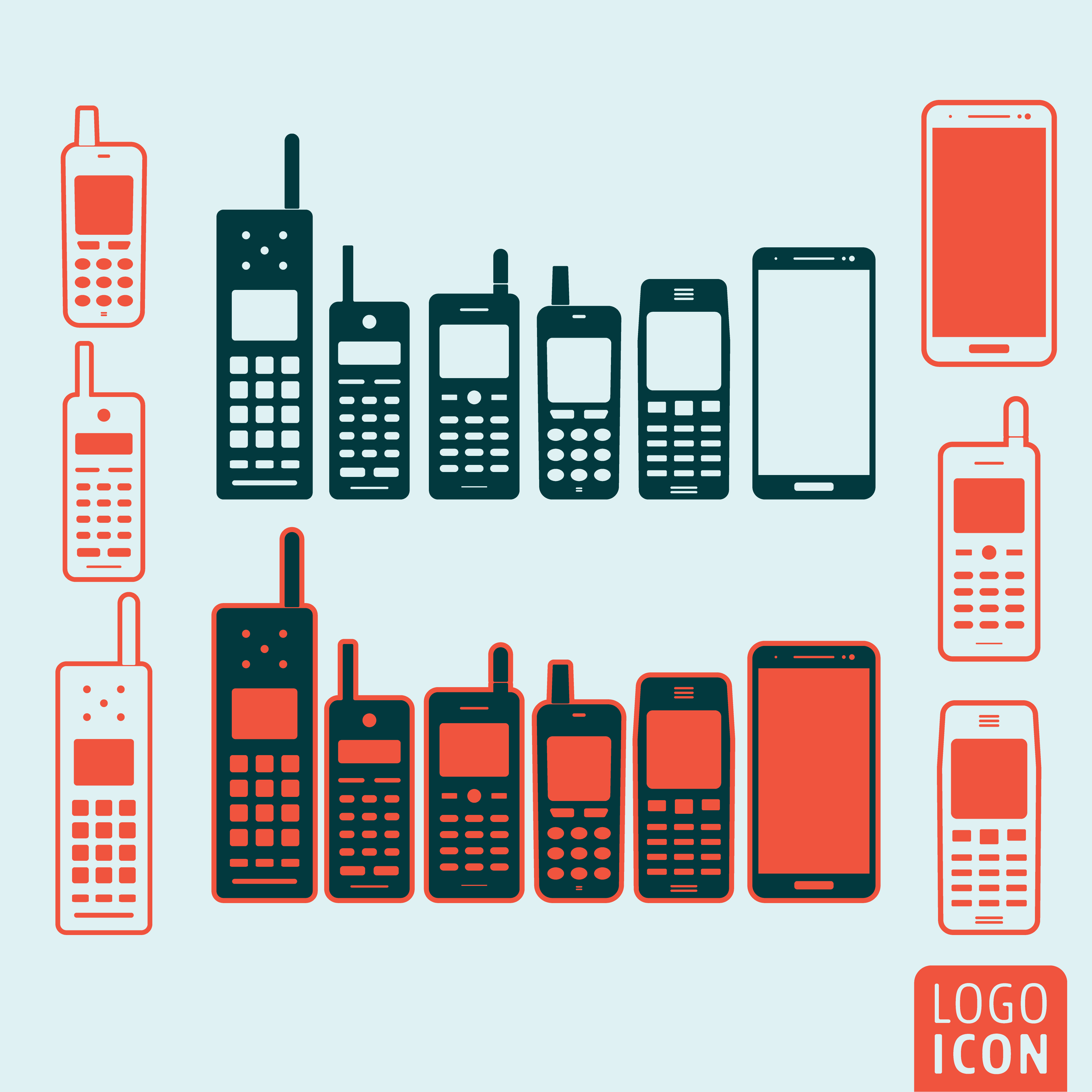 Handy, Smartphone, Handy-Icon-Vektor im Clipart-Stil 10703126 Vektor Kunst  bei Vecteezy