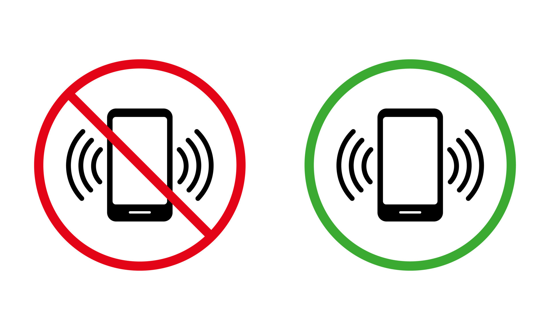 Handy-Anruf-Symbol. Smartphone-Schild-Symbol isoliert auf weißem