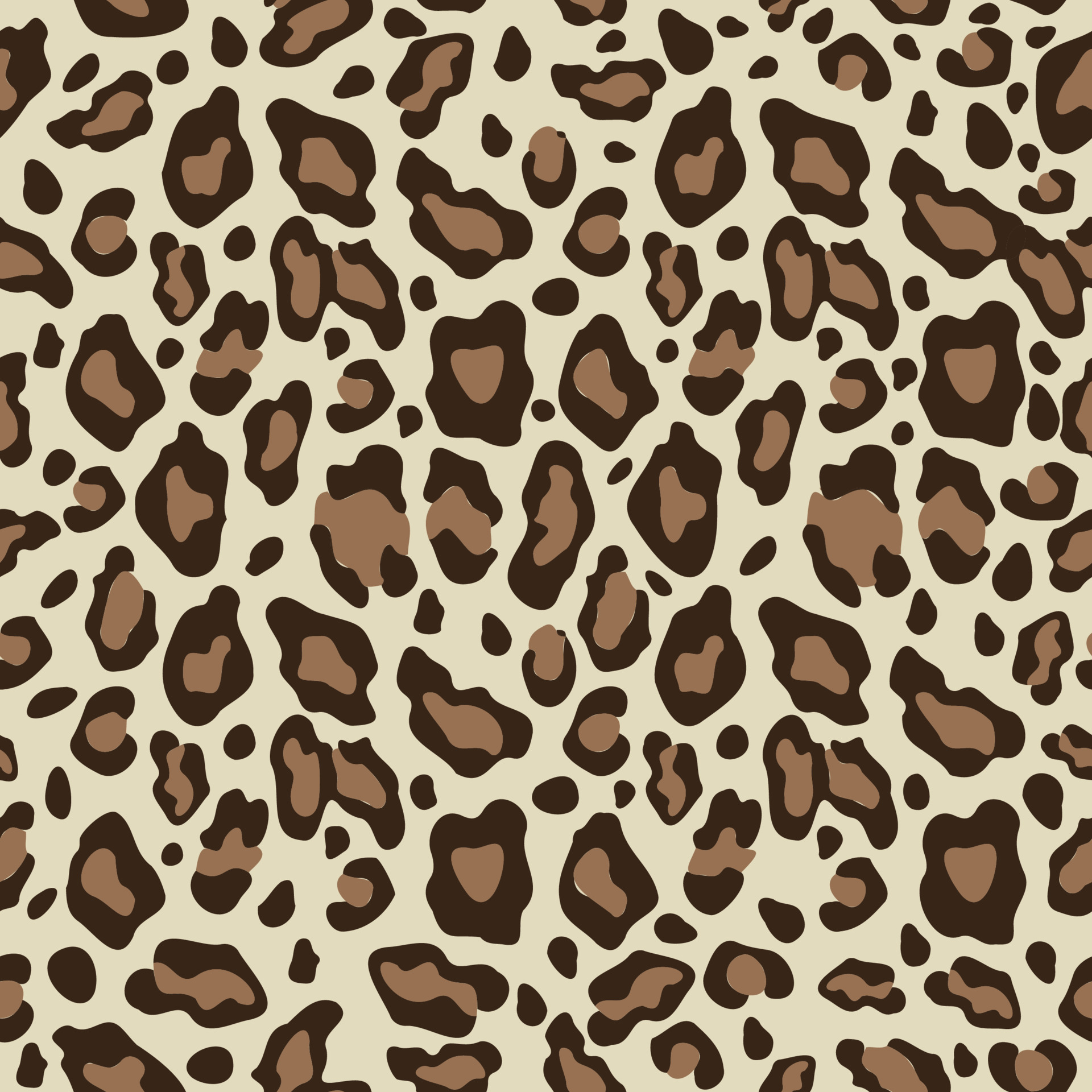 Nahtlose leopardenmuster. vektor. leinwandbilder • bilder Kontext