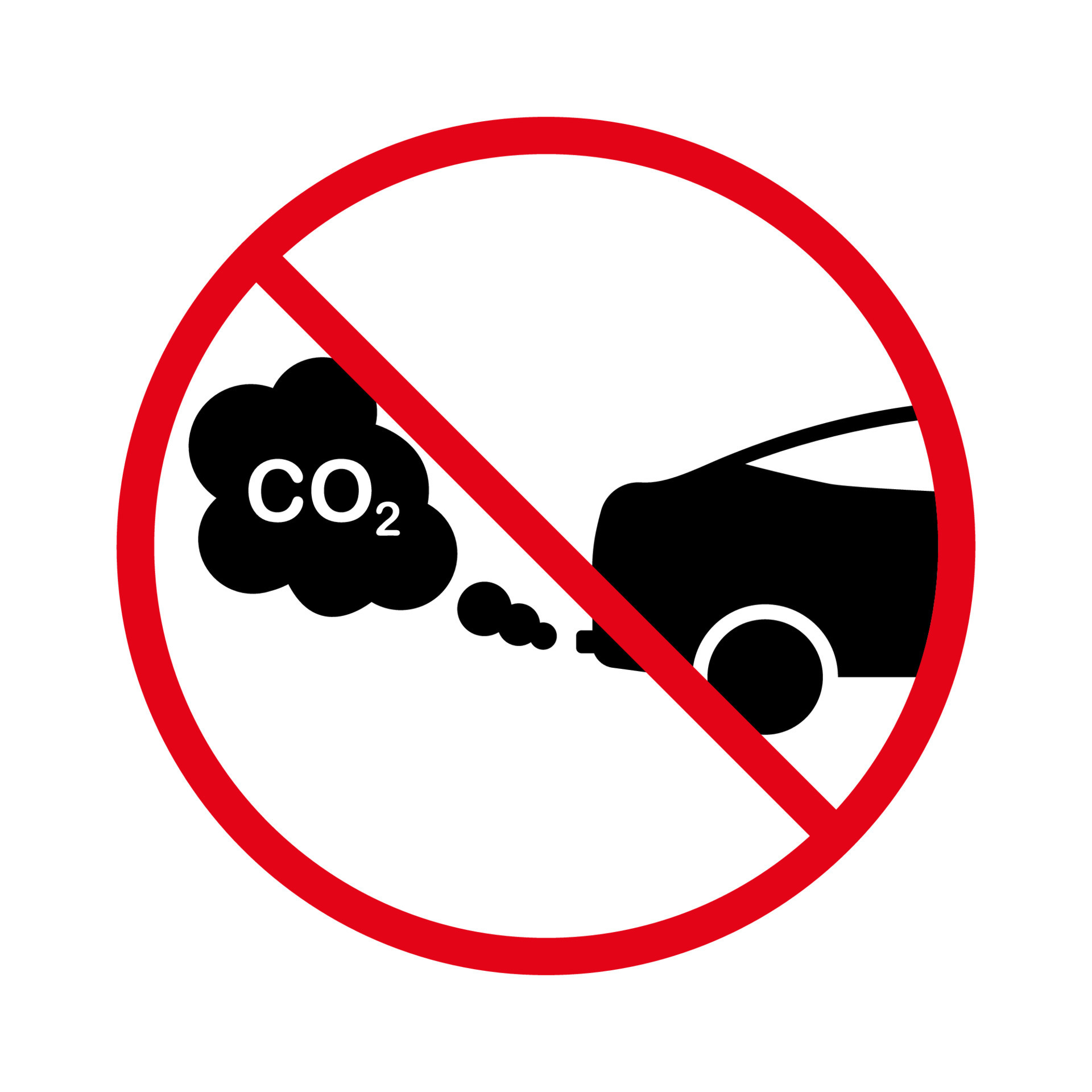 Car registration with the label CO2, Autokennzeichen mit der Aufschrift CO2  Stock Photo - Alamy