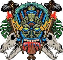 Tiki-Maske 6.5 vektor