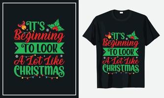 Weihnachts-T-Shirt-Design-Vektor vektor