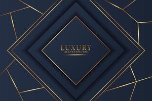 goldene linien luxus auf weißem überlappen braune und schwarze schattierungen farbhintergrund. elegante realistische papierschnittart 3d.