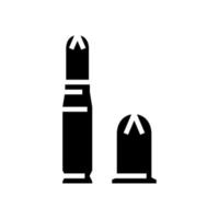 Kugeltypen Glyphen-Symbol-Vektor-Illustration vektor