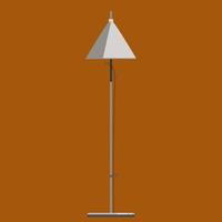 flache illustration dekorative lampe vektor