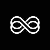 modern infinity loop logotyp design vektor