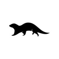 Otter-Logo-Vektor vektor