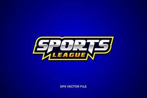 Sportliga-Logo in Silbermetallic vektor