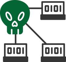 hacka linje runt hörnet vektor