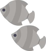 Fisch flach Symbol vektor