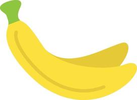 Banane flaches Symbol vektor
