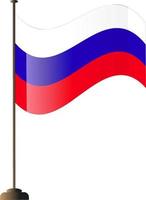 Flagge von Russland vektor