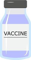 Flasche mit medizinischem Impfstoff vektor