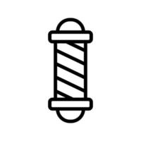 symbol för barbershops ikon vektor. isolerade kontur symbol illustration vektor