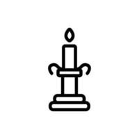 belysning ikon vektor. isolerade kontur symbol illustration vektor