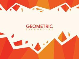 kreativer abstrakter geometrischer formhintergrund vektor