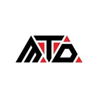 mtd-Dreieck-Buchstaben-Logo-Design mit Dreiecksform. MTD-Dreieck-Logo-Design-Monogramm. MTD-Dreieck-Vektor-Logo-Vorlage mit roter Farbe. mtd dreieckiges Logo einfaches, elegantes und luxuriöses Logo. mtd vektor