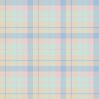 Nahtloses Muster in fantasievollen Beige-, Hellrosa- und Blautönen für Plaid, Stoff, Textil, Kleidung, Tischdecke und andere Dinge. Vektorbild. vektor