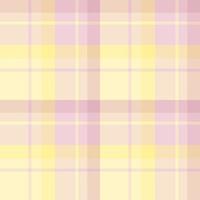 Nahtloses Muster in fantasievollen hellrosa und gelben Farben für Plaid, Stoff, Textil, Kleidung, Tischdecke und andere Dinge. Vektorbild. vektor