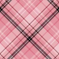 Nahtloses Muster in faszinierenden kreativen rosa und schwarzen Farben für Plaid, Stoff, Textil, Kleidung, Tischdecke und andere Dinge. Vektorbild. 2 vektor