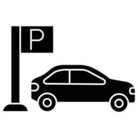 parkeringsplats som enkelt kan ändras eller redigeras vektor