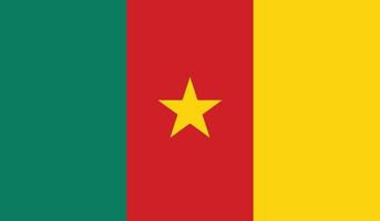 vektor illustration av Kamerun flagga.