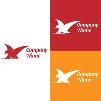 fågel logotyp design.animal vektor illustration