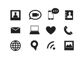 Set von Web-Icons in Vektor