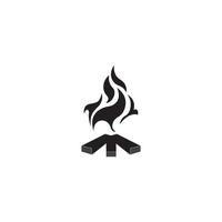 Lagerfeuer-Symbol vektor