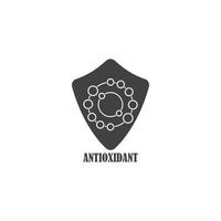 Antioxidans Symbol Vektor Illustration Template Design
