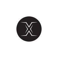 buchstabe x logo vektor illustration vorlage design