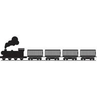 tåg ikon vektor illustration mall design