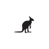 Känguru Symbol Vektor Illustration Template Design