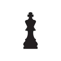 Schach-Symbol-Vektor-Illustration-Template-Design vektor