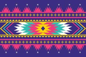 färgglad textildesign för tyg tyg matta bakgrund dekorera mode. infödd traditionell etnisk aztekisk geometrisk sömlös design. element marockanskt tryck. vektor