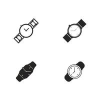 Armbanduhr-Symbol. Vektor-Template-Design vektor