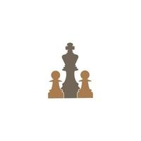 schack logotyp vektor illustration malldesign
