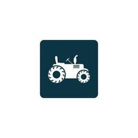 Traktor-Symbol-Vektor-Illustration-Template-Design vektor