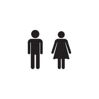 toalett ikon vektor illustration mall design