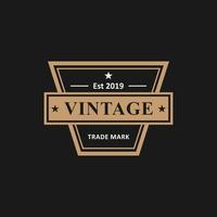 Retro-Vintage-Logo-Design vektor