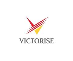 Buchstabe V-Logo. v Briefdesign-Vektorvorlagenelement vektor