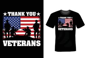 veteran day t-shirt design, vintage, typografi vektor