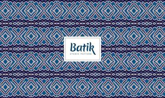 Batik indonesische traditionelle dekorative ethnische Muster Vektorhintergrund vektor
