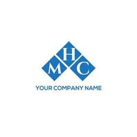 mhc brev logotyp design på vit bakgrund. mhc kreativa initialer brev logotyp koncept. mhc bokstavsdesign. vektor