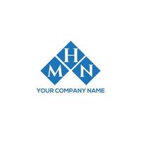 mhn brev logotyp design på vit bakgrund. mhn kreativa initialer brev logotyp koncept. mhn bokstavsdesign. vektor
