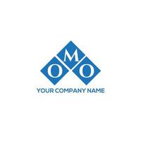 omo brev logotyp design på vit bakgrund. omo kreativa initialer brev logotyp koncept. omo bokstavsdesign. vektor