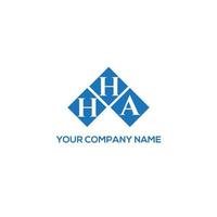 Hha-Brief-Logo-Design auf weißem Hintergrund. hha kreative Initialen schreiben Logo-Konzept. hha Briefgestaltung. vektor