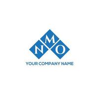 NMO-Brief-Logo-Design auf weißem Hintergrund. nmo kreative Initialen schreiben Logo-Konzept. NMO-Briefdesign. vektor