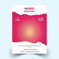 musikfestival affisch eps vektor