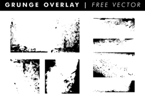 Grunge Overlays & Textures Free Vector